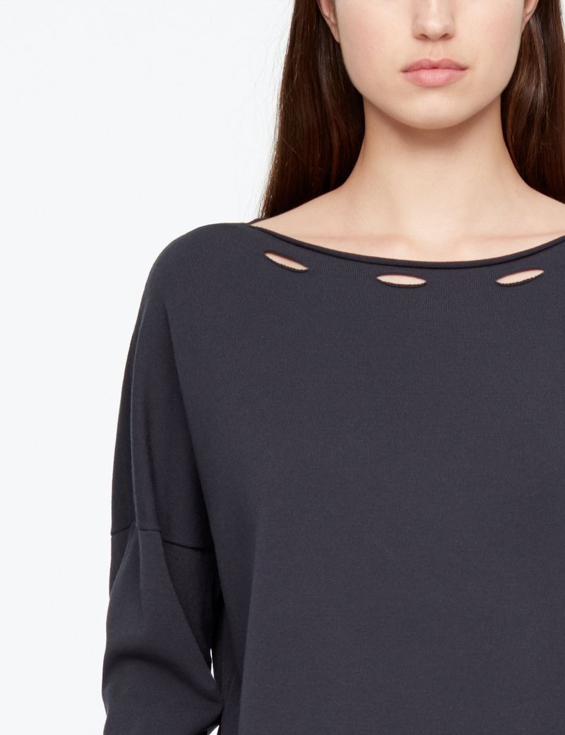 Sarah Pacini LEICHTER PULLOVER - ÖSENSCHLITZE