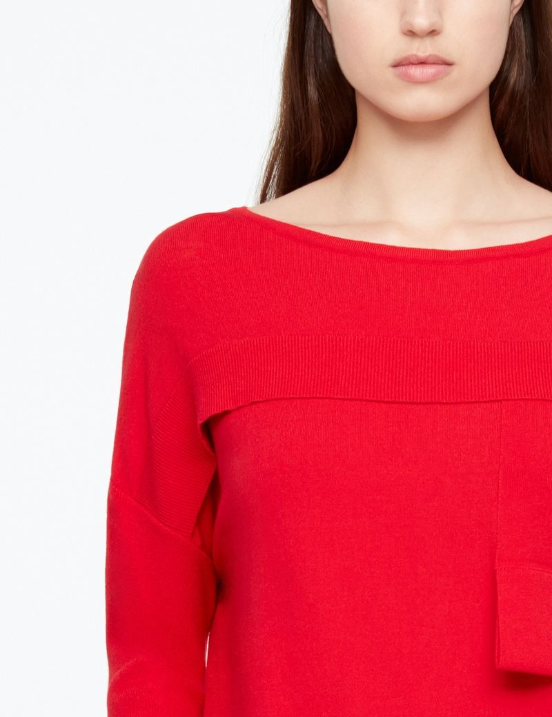 Sarah Pacini PULLOVER, LANGAERMELIG - GESTREIFT