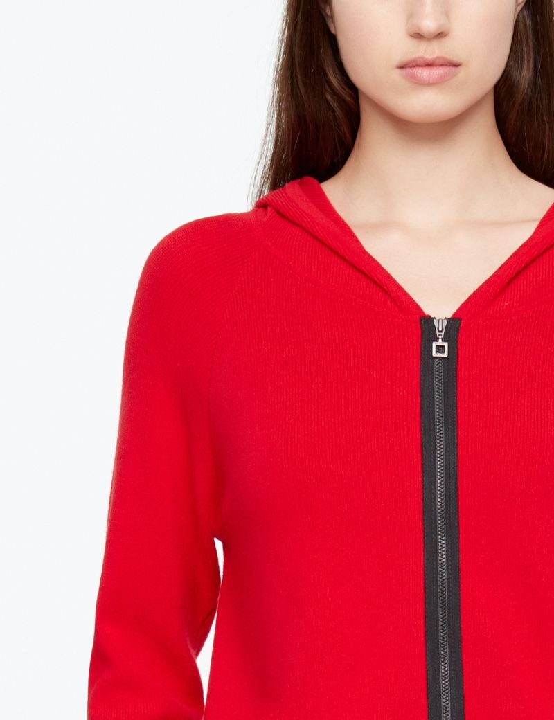 Sarah Pacini CARDIGAN - MIT KAPUZE