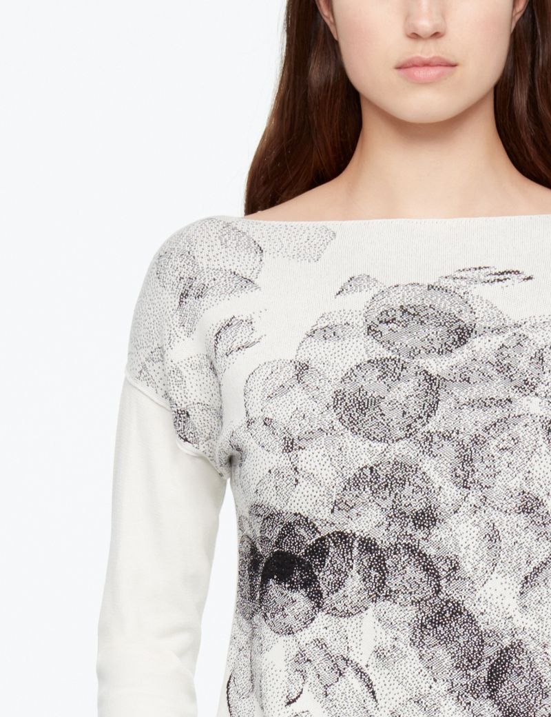 Sarah Pacini PULL ASYMÉTRIQUE - JACQUARD