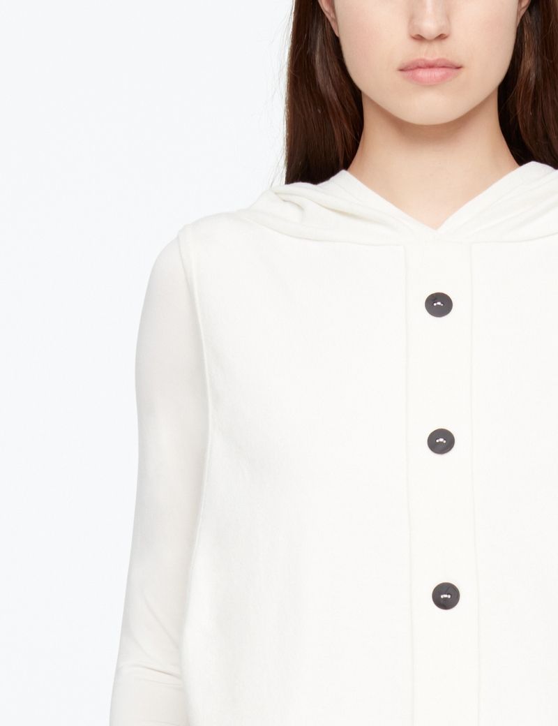 Sarah Pacini ÄRMELLOSER PULLOVER - KAPUZE