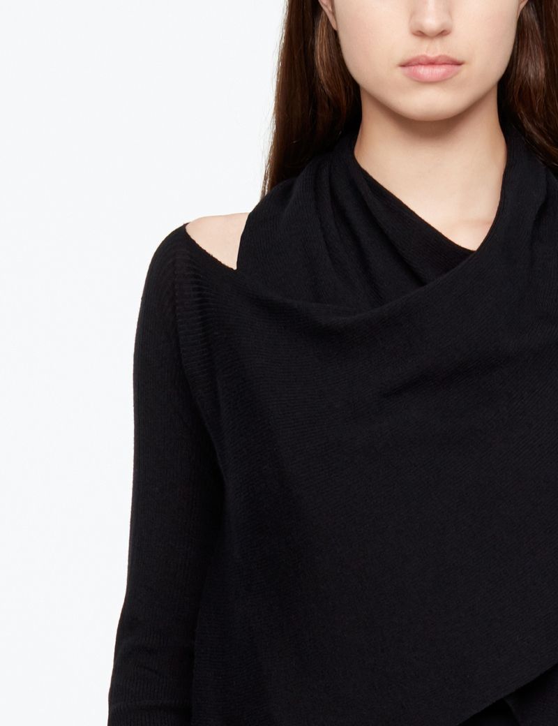 Sarah Pacini WOLLPULLOVER - FRONT TWIST