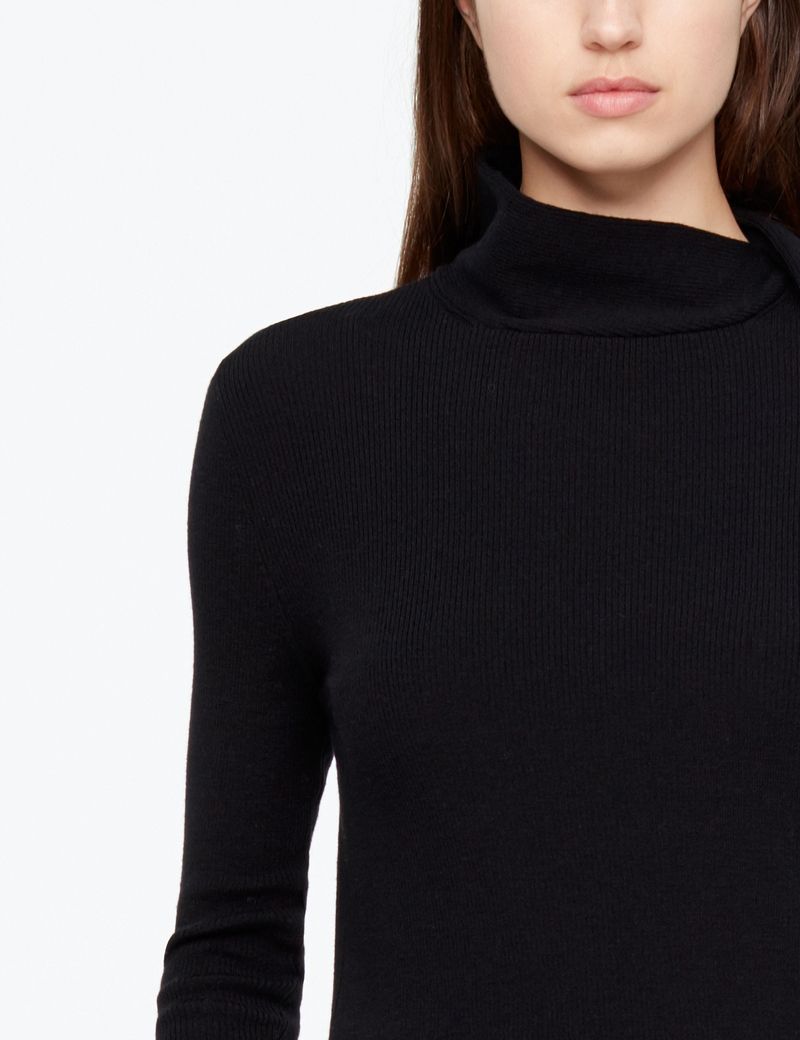 Sarah Pacini PULL EN LAINE - COL CROISÉ