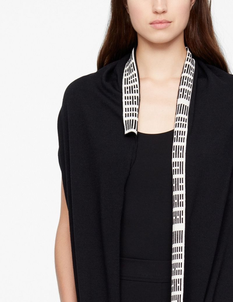 Sarah Pacini ÄRMELLOSER CARDIGAN - HEXAGRAMM
