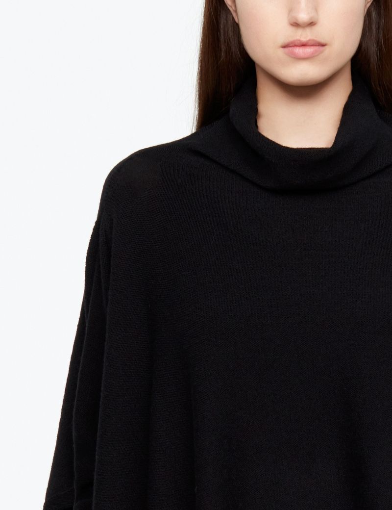 Sarah Pacini PONCHO MÉRINO - ASYMÉTRIQUE