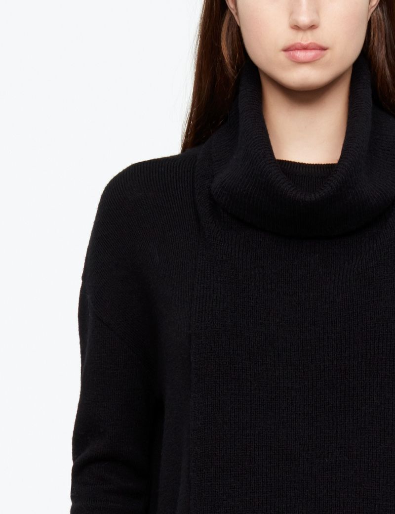 Sarah Pacini MERINO-PULLOVER - RUNDSAUM