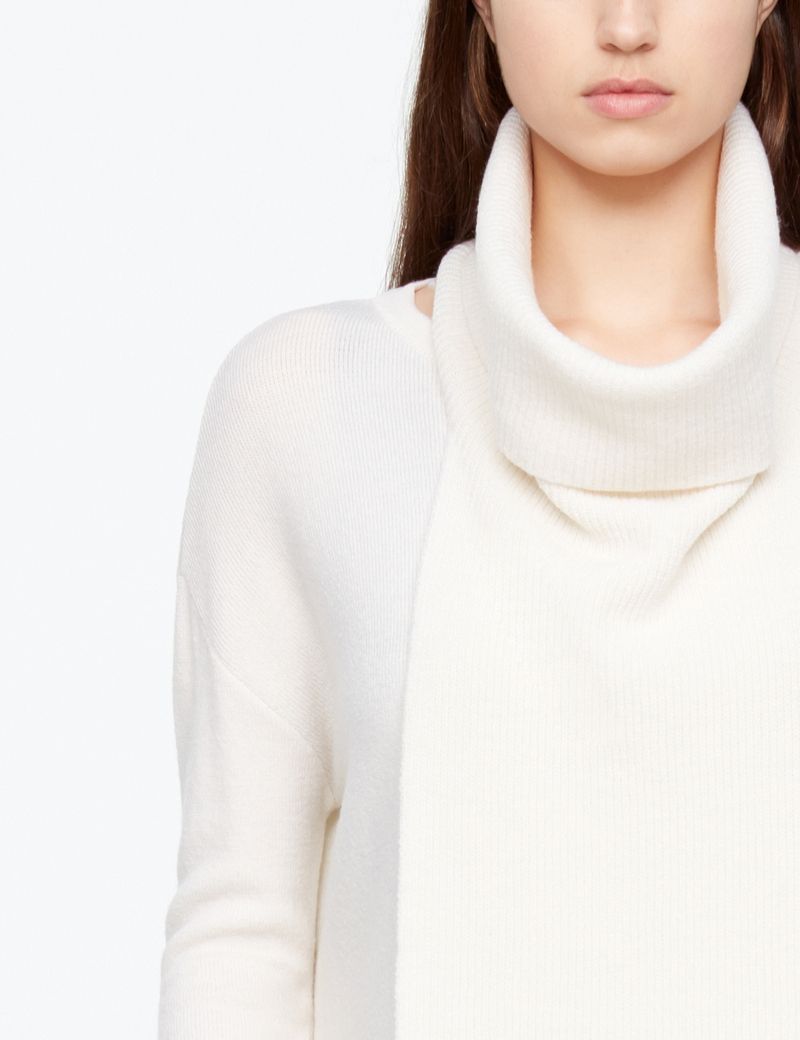 Sarah Pacini MERINO-PULLOVER - RUNDSAUM