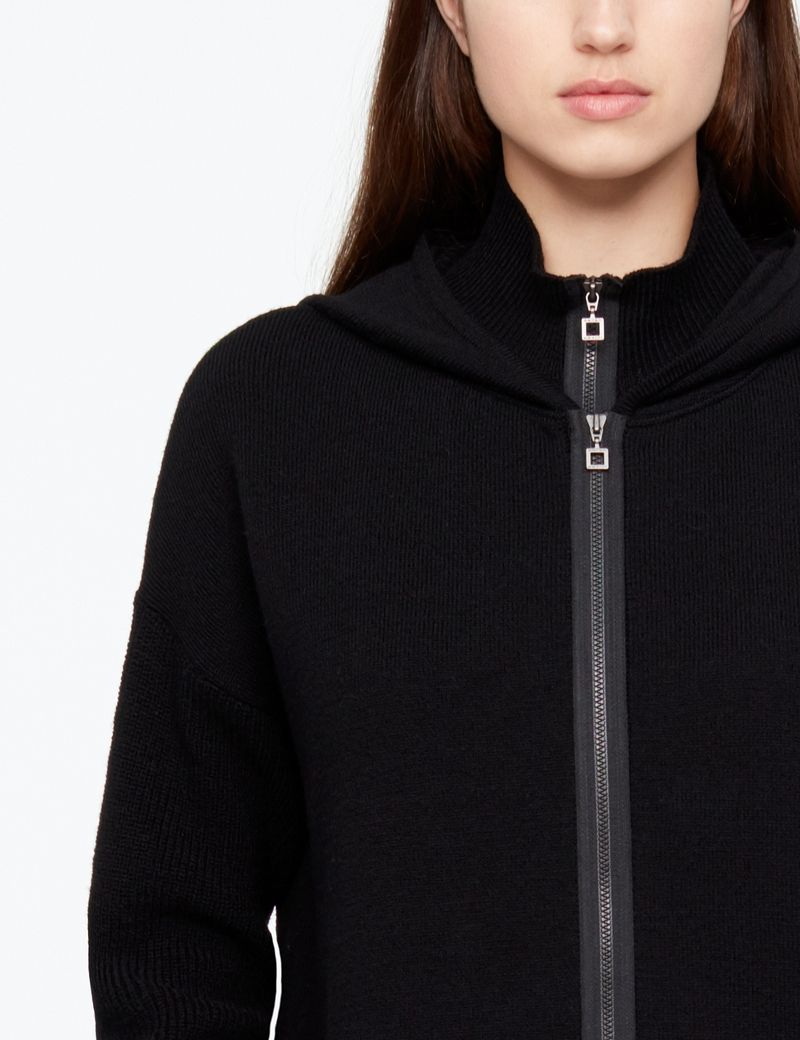 Sarah Pacini MERINO CARDIGAN - BOMBER