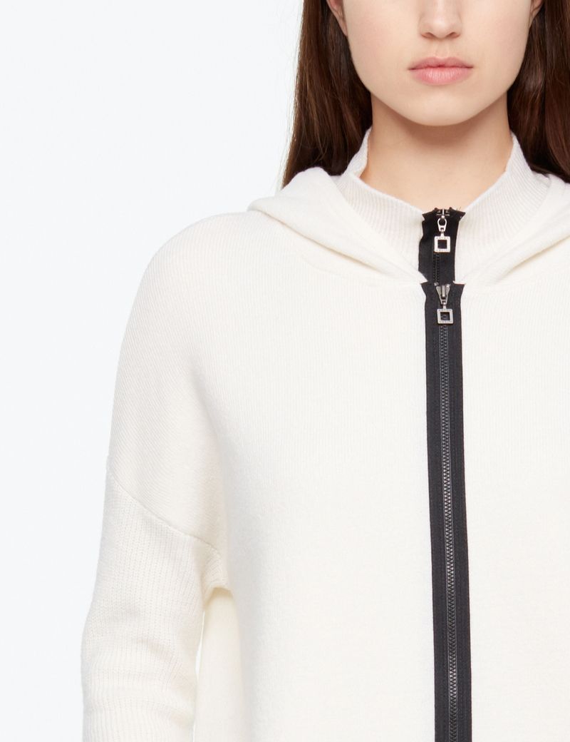 Sarah Pacini MERINO CARDIGAN - BOMBER