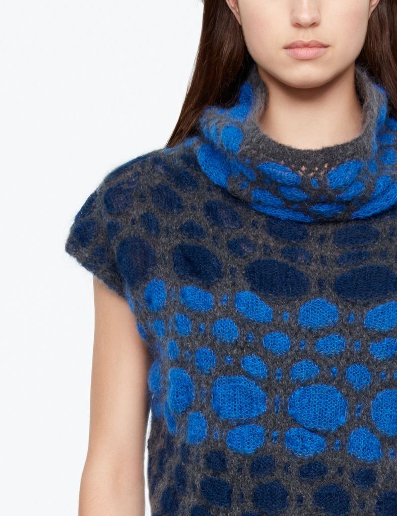 Sarah Pacini MOHAIR-WOLLPULLOVER - LANG