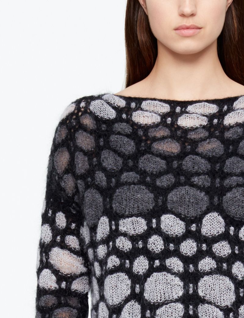 Sarah Pacini PULL MOHAIR - COL BATEAU