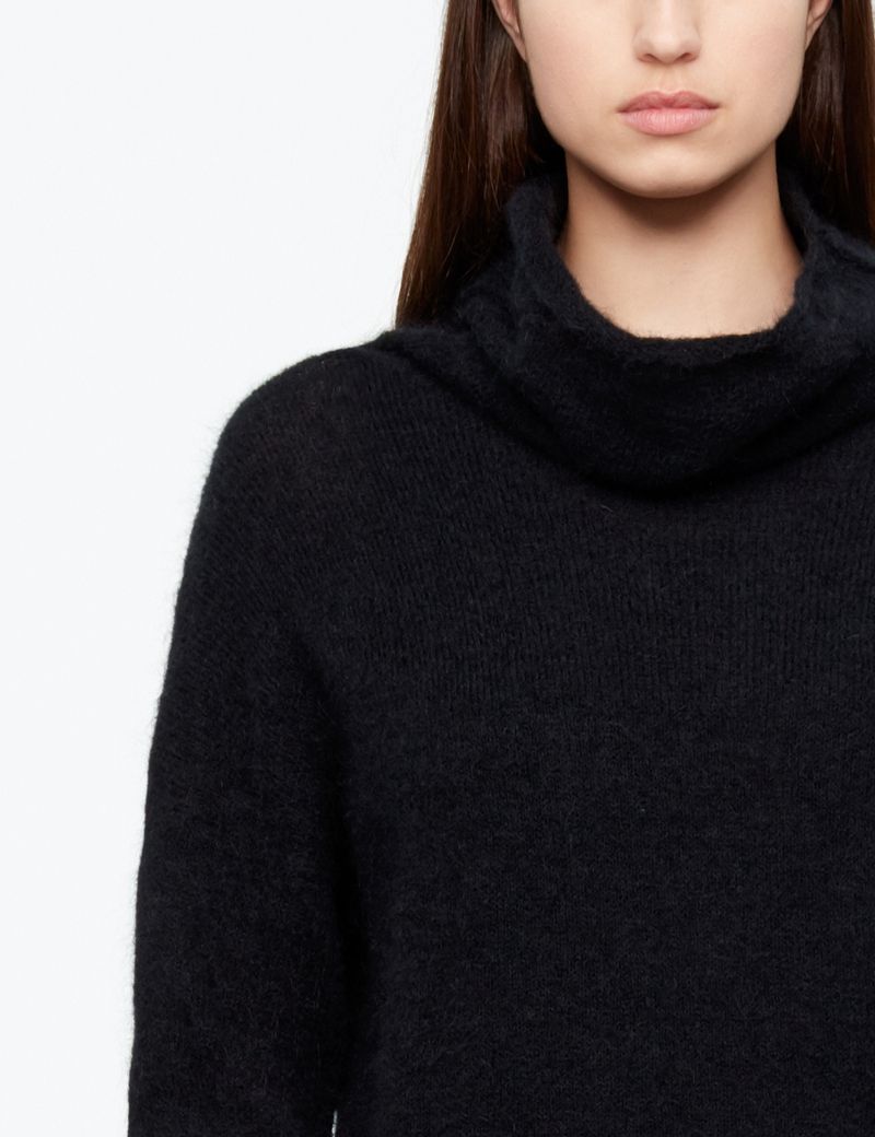 Sarah Pacini MOHAIR-MERINO-PULLOVER - KURZ