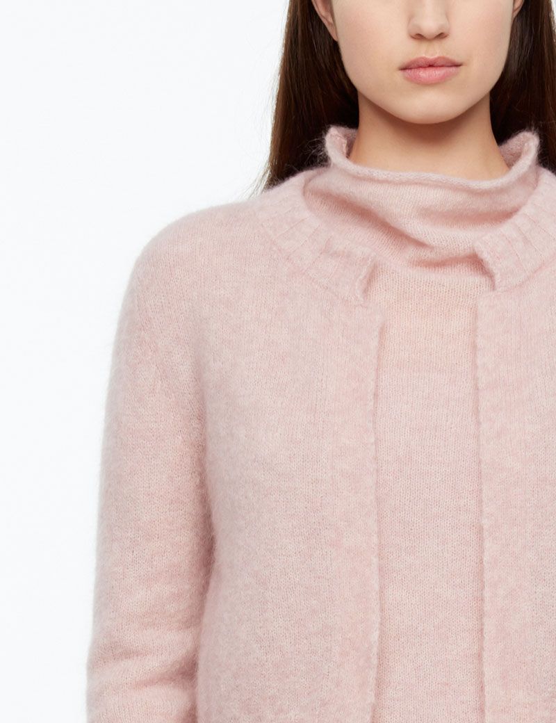 Sarah Pacini MOHAIR MERINO CARDIGAN - KORT