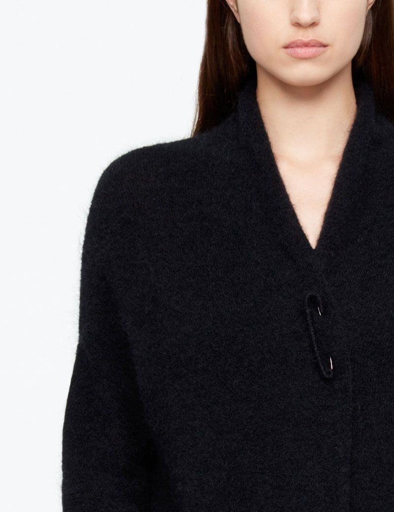 Sarah Pacini MOHAIR-MERINO CARDIGAN - LONG