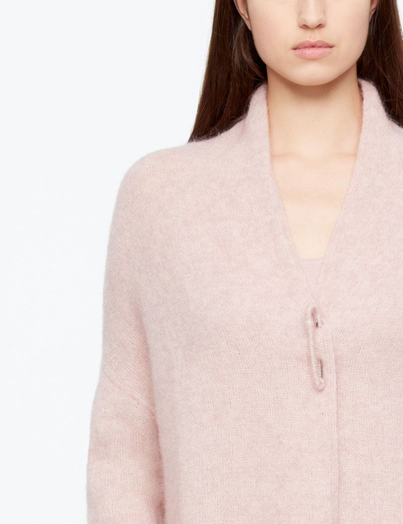 Sarah Pacini MOHAIR-MERINO-CARDIGAN - LANG