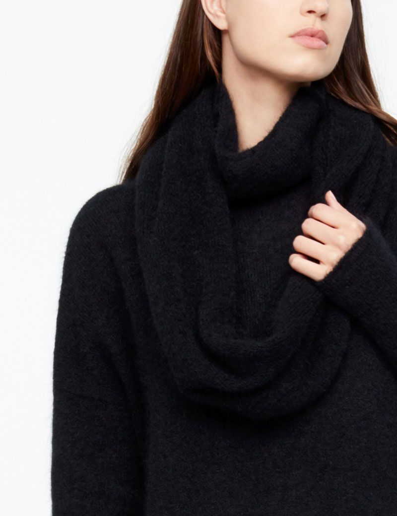 Sarah Pacini MOHAIR-MERINO-KRAGEN