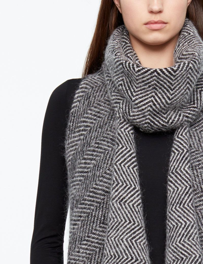 Sarah Pacini CARDIGAN SANS MANCHES - CHEVRONS