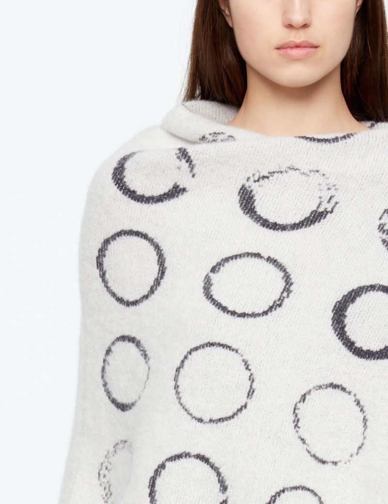Sarah Pacini PONCHO - CIRKELMOTIEF