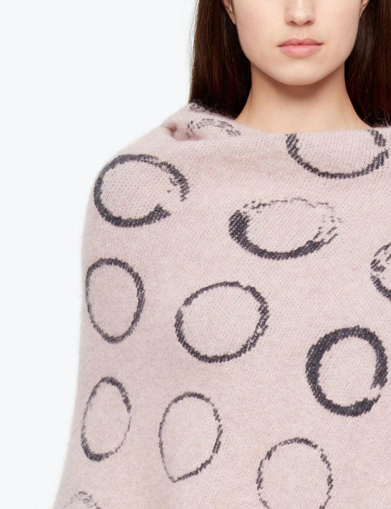 Sarah Pacini PONCHO - KREIS-MOTIV