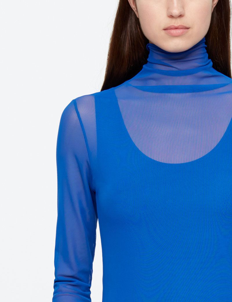 Sarah Pacini TOP TRANSLUCIDE - YASMINE