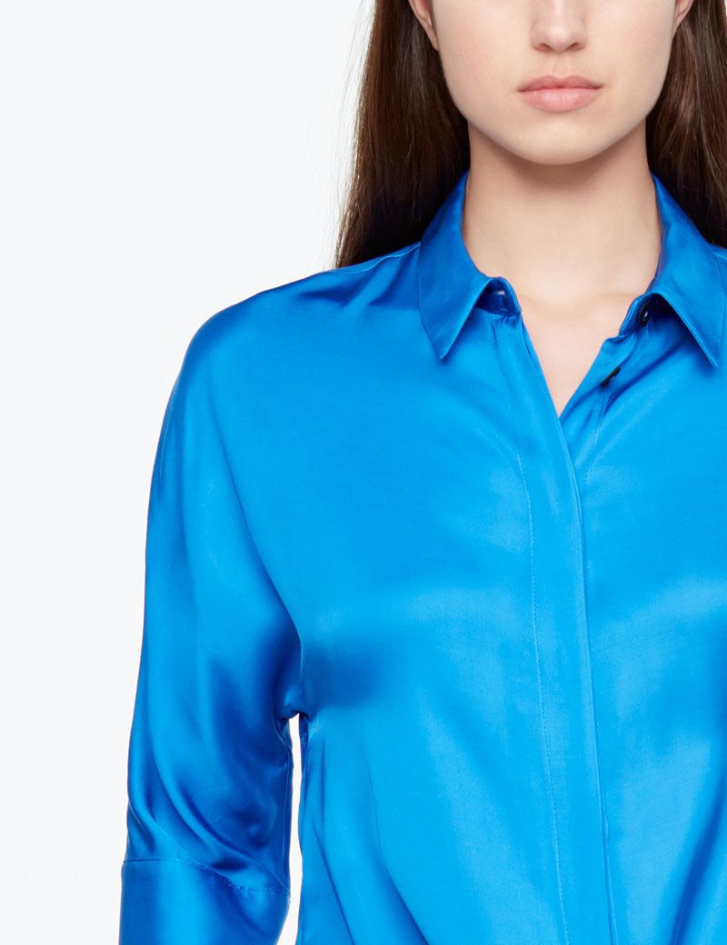 Sarah Pacini SHIRT - SATIN FEEL
