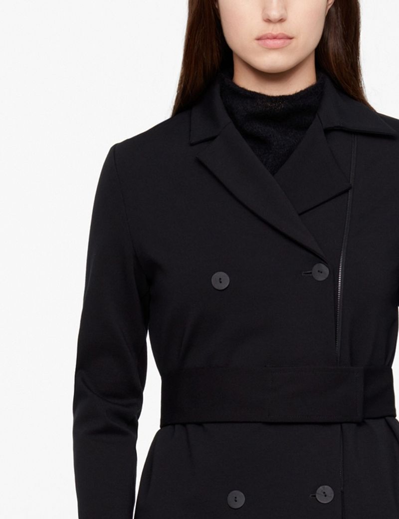 Sarah Pacini TRENCH COAT - JERSEY