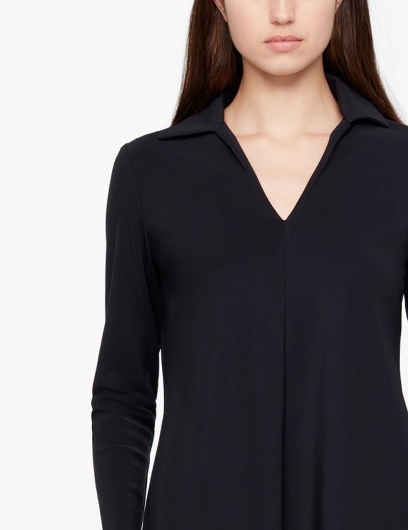 Sarah Pacini ROBE-COL V - MATIÈRE TECHNO