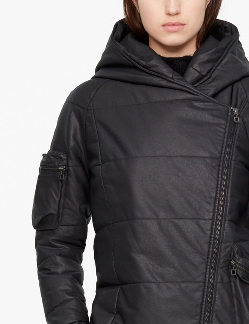 Sarah Pacini MANTEAU - FERMOIR ZIP ASYMÉTRIQUE