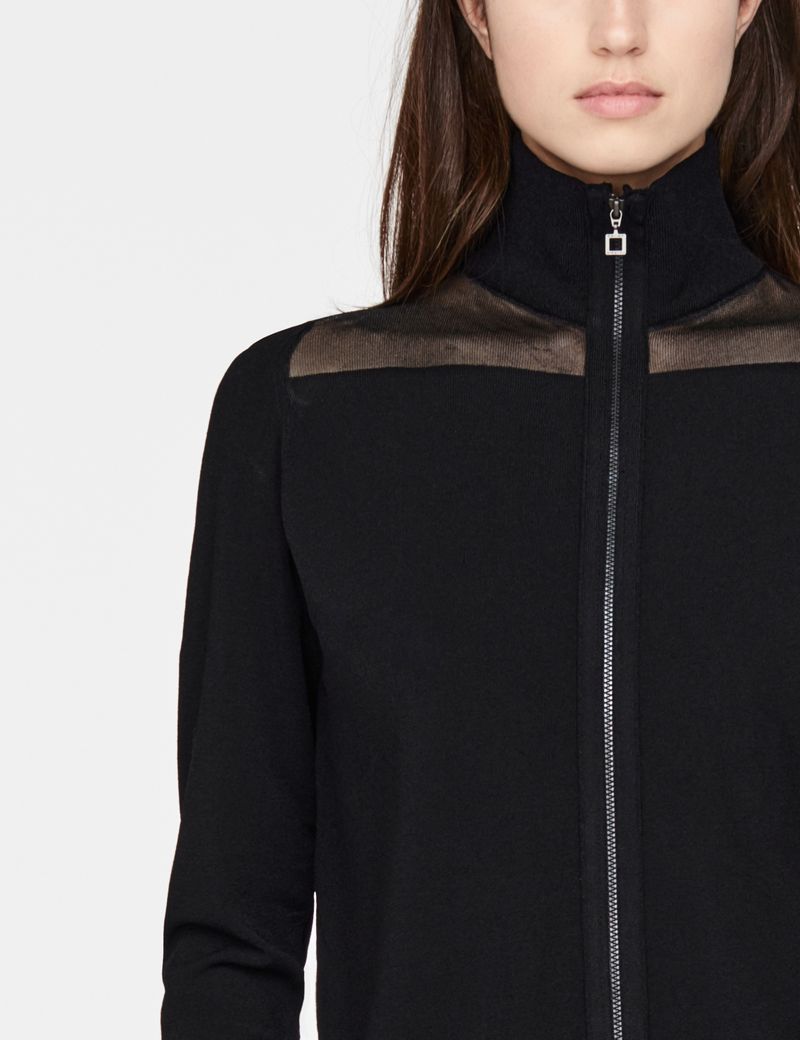 Sarah Pacini Cardigan - dos translucide