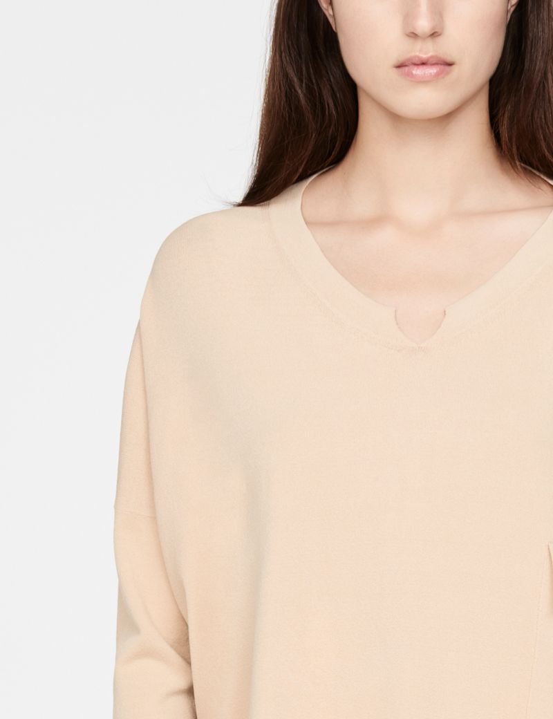 Sarah Pacini Leichter Pullover - V-Ausschnitt