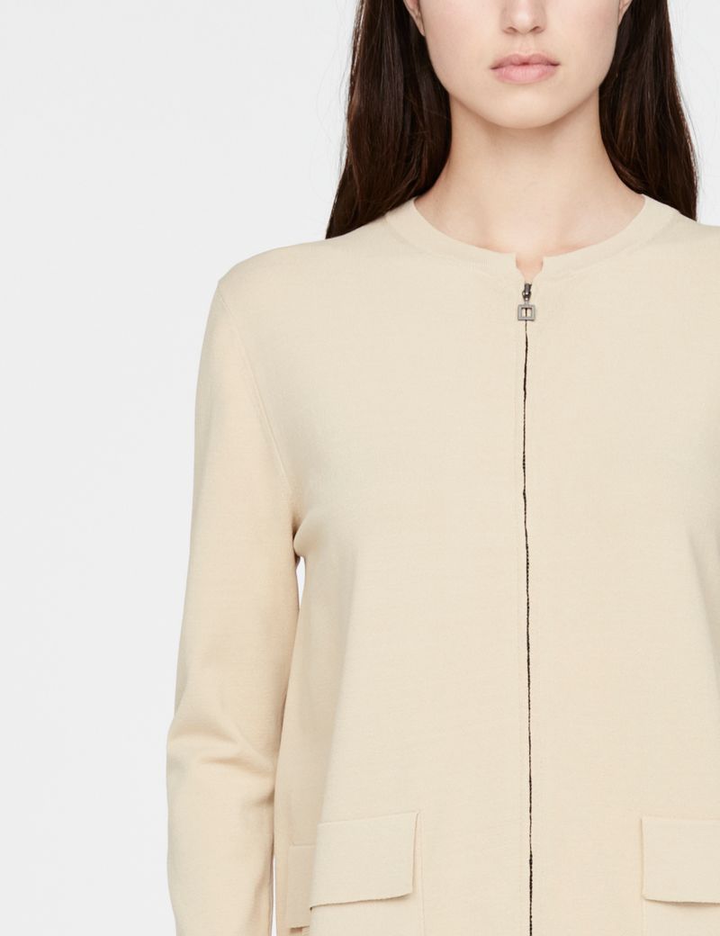 Sarah Pacini Long cardigan - front zipper