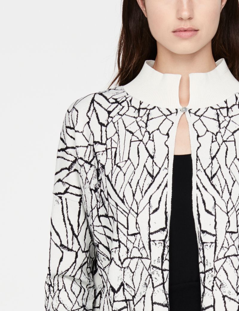 Sarah Pacini Cropped cardigan - desert soil