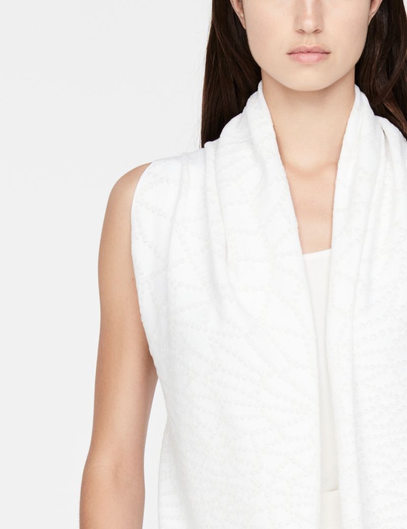 Sarah Pacini Cardigan sans manches - étoiles