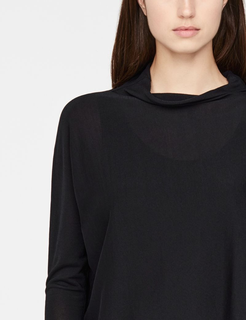 Sarah Pacini Mako cotton sweater - ¾ sleeves