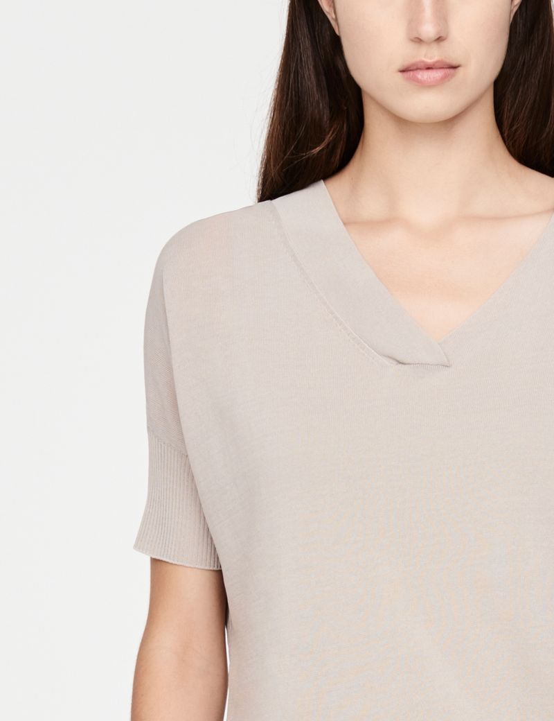 Sarah Pacini Pull coton mako - manches courtes
