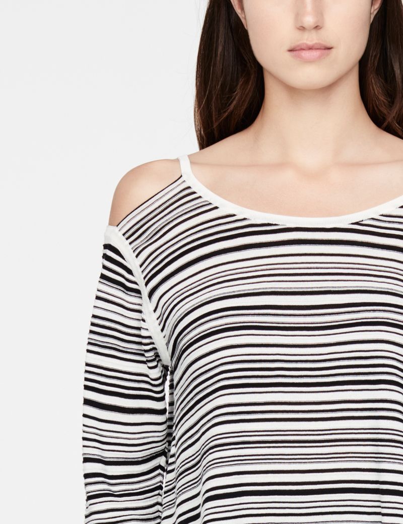 Sarah Pacini Pull coton mako - découpes