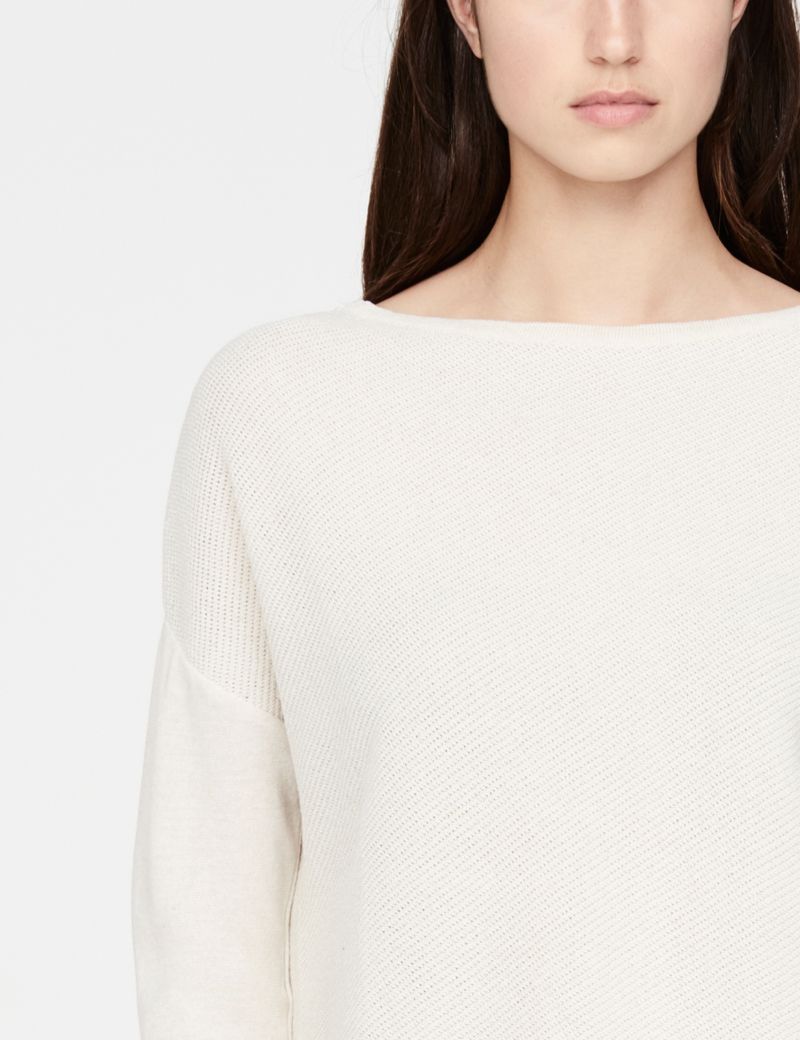 Sarah Pacini Kurzer Pullover - Perforiert