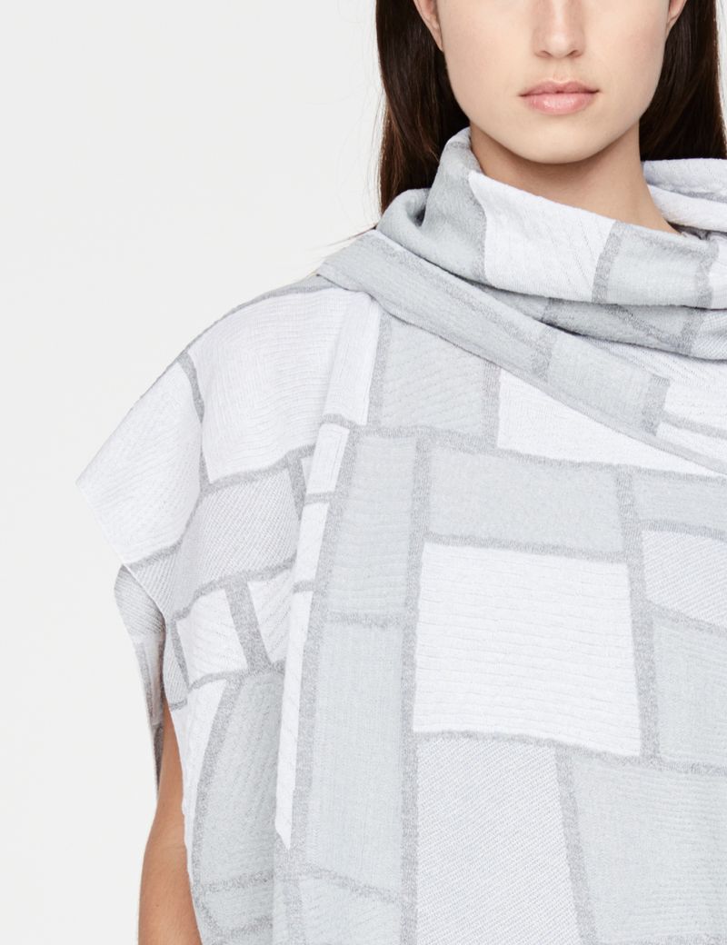 Sarah Pacini Poncho en coton - paysage