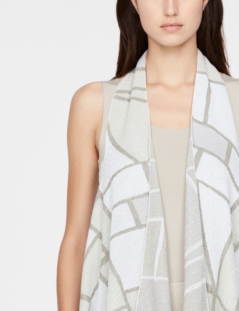 Sarah Pacini Sleeveless cardigan - landscape