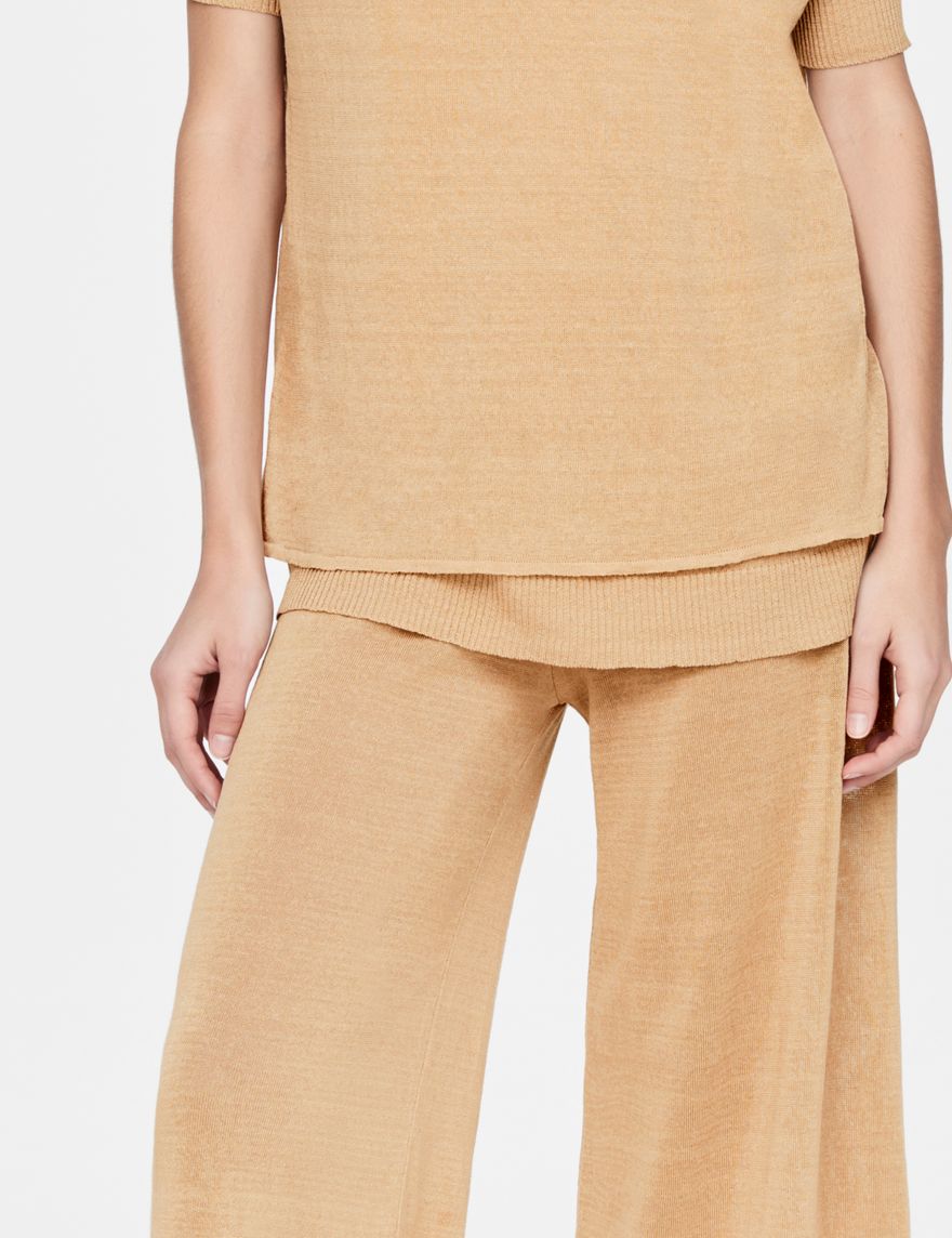 Sarah Pacini Linen pants - sheer