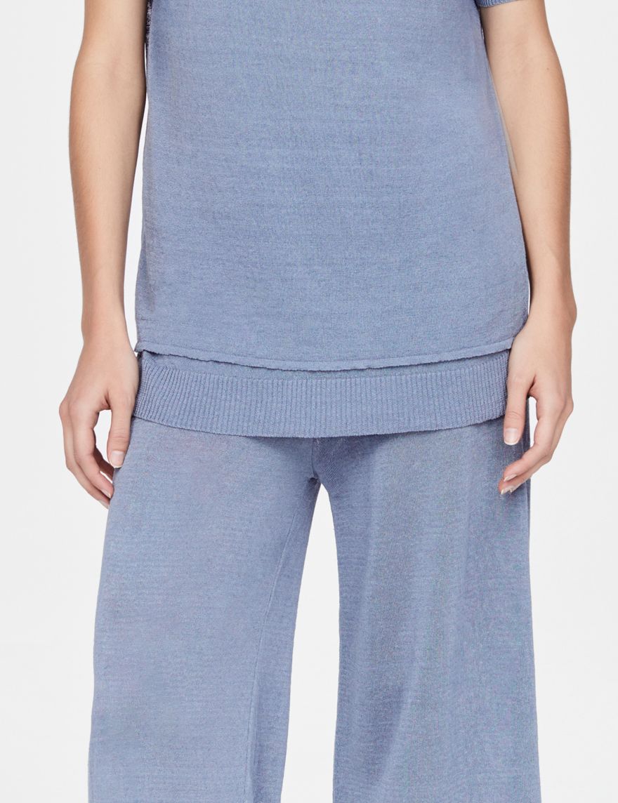 Sarah Pacini Pantalon en lin - ultraléger