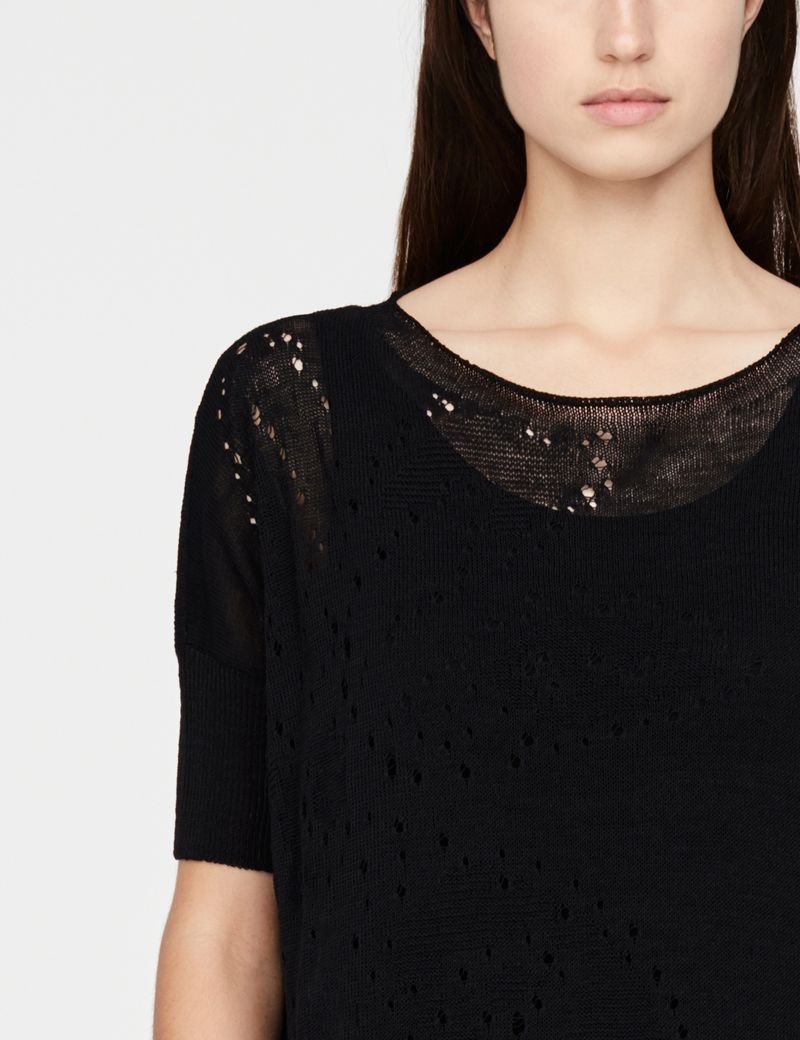 Sarah Pacini Linen sweater - drawstring
