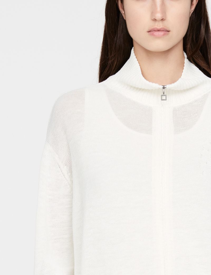 Sarah Pacini Cardigan en lin - mandana