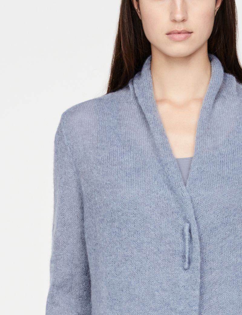 Sarah Pacini mohair-alpaca cardigan