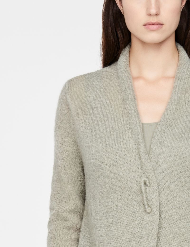 Sarah Pacini mohair-alpaca cardigan
