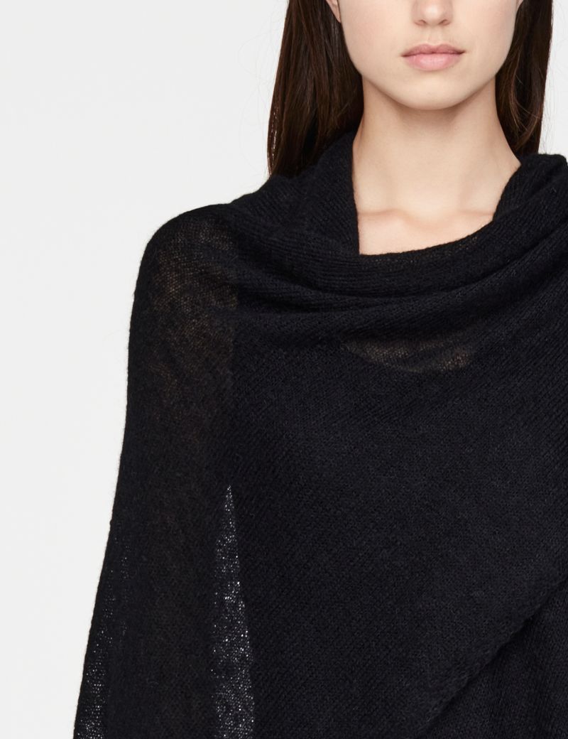 Sarah Pacini Poncho - mohair-alpaga