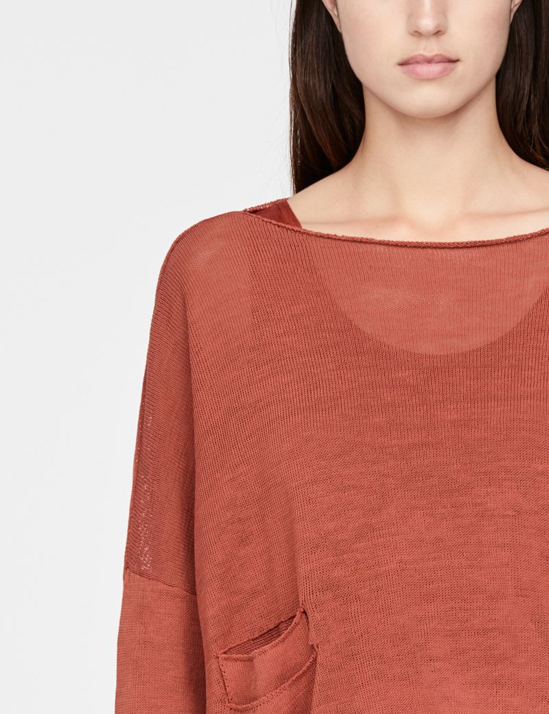 Sarah Pacini Pull court en lin - mandana