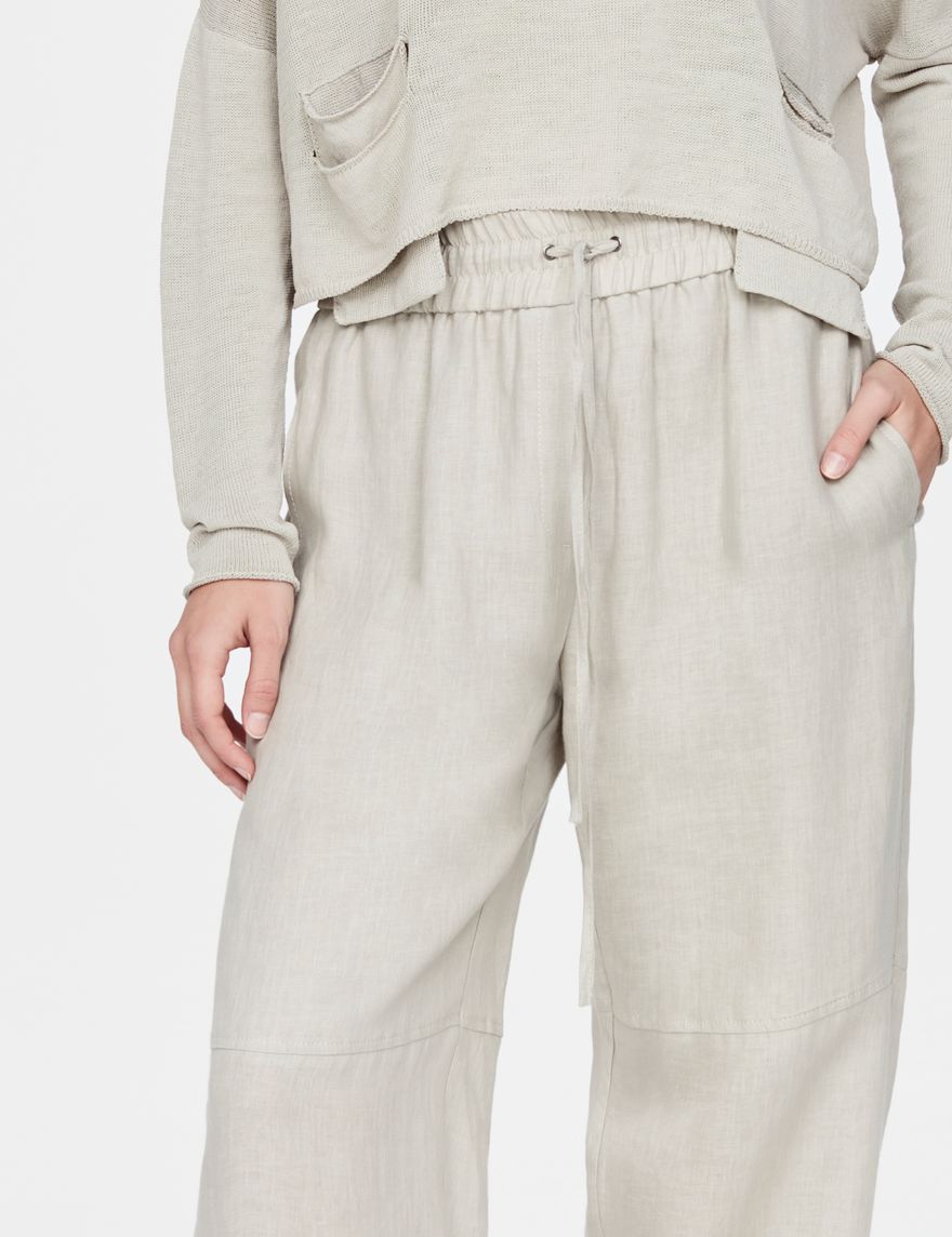 Sarah Pacini Linen pants - drawstring