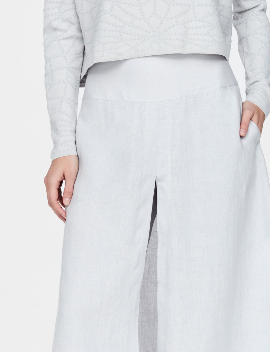 Sarah Pacini Linen pants - paneled