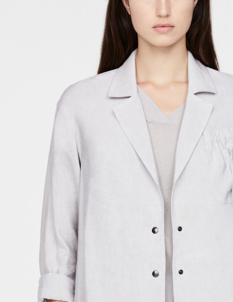 Sarah Pacini Veste longue - lin